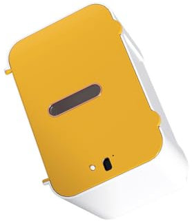 Distributeur de papier toilette sans clou avec détection intelligente - Rechargeable - Jaune