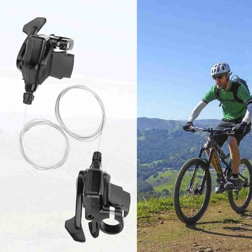 Culnflun Fahrrad Schalthebel, Fahrrad-Schaltungen, Bike Maeilleur Speed ​​Shifter Leichter 3x7/8/9-Gang Schnellinstallation Links rechts Schalthebel, für Rennrad, Mountainbike, Citybike, Faltrad