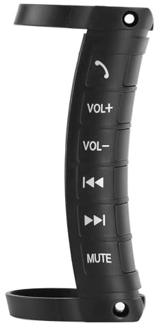 Dioche Comando Al Volante Universale per Lettori DVD 2 Din | Navigazione Personalizzata e Controllo Audio | Senza Fili, Facile da Installare | Materiale ABS+PU di Alta qualità