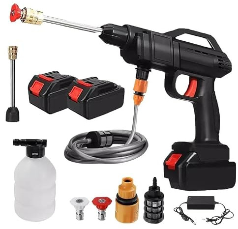 Idropulitrice a batteria 48V Idropulitrice portatile con 2 batterie Idropulitrice ad alta pressione a batteria per il lavaggio di auto Pulizia di pavimenti
