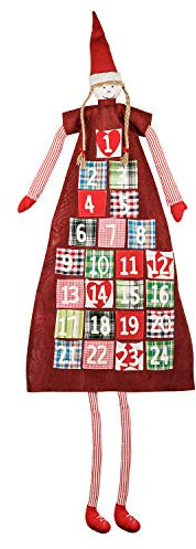 XXL,57445A,Adventskalender AA8zum Befüllenim Mädchen Designzum Aufhängen Weihnachten, Weihnachtskalender DIYvon pajoma