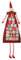 XXL,57445A,Adventskalender AA8zum Befüllenim Mädchen Designzum Aufhängen Weihnachten, Weihnachtskalender DIYvon pajoma