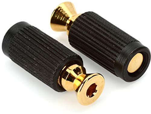 FLOYD ROSE BRIDGE MOUNTING STUDS & INSERTS - GOLD (PKG)