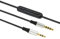 AGS Retail Ltd CompatibleCâble audio de remplacement pour les écouteurs AKG - 1,2 m, câble d'écouteur avec télécommande, micro, prise 3,5 mm/2,5 mm |Accessoires audio et vidéo