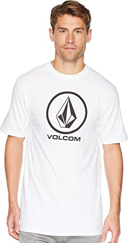 Volcom Herren Crisp Stone SST T-Shirt, Weiß, Mittel