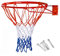 The Magic Toy Shop Wall Mounted Basketball Hoop 46cm – Durable Steel Frame with Welded Net Hooks, Suitable for Sports – Great for Outdoor Games and Family Fun