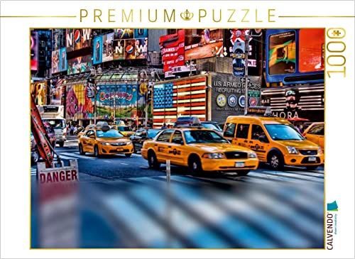 CALVENDO Puzzle EIN Motiv aus dem Kalender New York - nur im Taxi | 1000 Teile Lege-Größe 64 x 48 cm Foto-Puzzle für glückliche Stunden