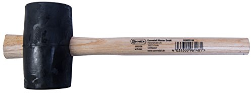 Connex Gummihammer 75 mm Holzstiel / Hammer / Schonhammer / Kunststoffhammer / Werkzeug / COX625104