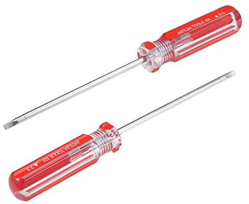 sourcingmap 2 Stück Magnetischer 2,3 mm Dreiecks-Schraubendreher mit 7,6 cm Schaft.