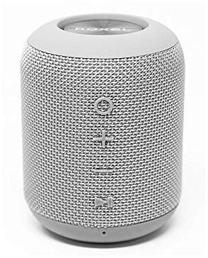 Roxel RXB-360 BT Wireless Portable Travel Speaker with Extra Bass for IOS, Android and Computers with Water Resistant Technology. Hands-Free Calls. Indoor or Outdoor Speaker (Grey)