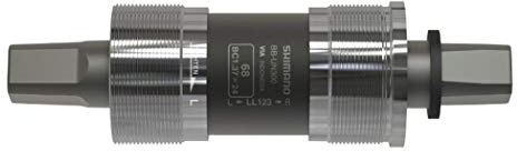 SHIMANO Movimento Centrale Quadrato per Bicicletta, BSA 68 mm, mandrino: 122,5 mm, EBBUN300B22X