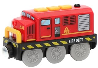 Uposao Elektrische Lok Holzeisenbahn Zug Elektrische Hohe Geschwindigkeit Spielzeug Zug Batteriebetriebene Magnetisches Zugspielzeug Kinder Spielzeuglok Junge Mädchen Kleinkind Geschenk