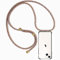 CHIMUCO Collier Coque pour iPhone 13 Mini, Étui de Protection avec Cordon, Ultra-Mince Transparente Clair Housse Silicone Gel Souple TPU Antichoc Lanyard Necklace Case - Arc en Ciel