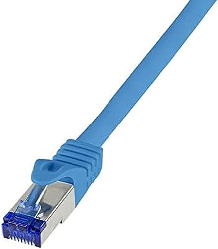 LogiLink C6A026S RJ45 CAT 6a S/FTP 0.50 m Blau 1 St.
