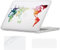 YOPAS Hülle für MacBook Air M4 M3 M2 A3240 A3113 A2681 13 Zoll Schutzhülle Snap Case für 2022-2025 MacBook Air 13,6, EU Tastaturschutz und Plastik Hartschale Cover für MacBook Air M2 M3 M4, Karte