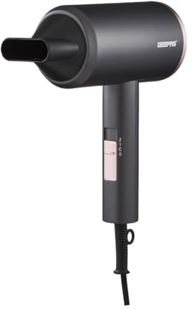Geepas 1800W Hair Dryer – Powerful Hairdryer for Quick Drying for Frizz Free Shine with Cool Shot Function – Portable Elegant Hair Dryer with 2Speed & 2 Heat Settings & Concentrator – 2 Years Warranty