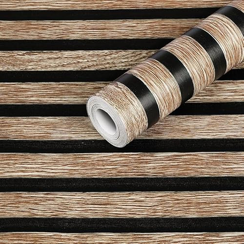 Visario Tapeten Folie 3000-S selbstklebend 10m x 45cm Holz Furnier Dekorfolie Möbelfolie Tapete 3078