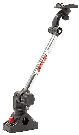 Extreme Max 3006.8672 Standard Mounting Arm Boat/Fishing Rod Holder for GoPro Camera - Up to 13 Reach