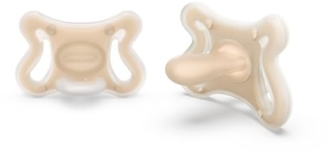 Suavinex, 2er Pack Schnuller für Neugeborene Zero Zero mit SX Pro Physiologischer Sauger für Babys von 0 bis 6 Monaten, Hypoallergen, Geeignet für empfindliche Haut, Skin-Friendly Silikon, Fair