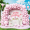 Palloncini Rosa Pastello, 143 Pezzi Dimensioni Diverse Macaron Rosa Chiaro Arco Palloncini Kit con Nastro per Ragazze Donne Festa di Compleanno Baby Shower Fidanzamento Matrimonio Battesimo Nuziale