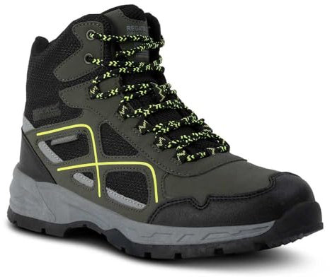Regatta Herren Mens Vendeavour Lace Up Waterproof Walking Boots Wanderstiefel, grün, 43 EU