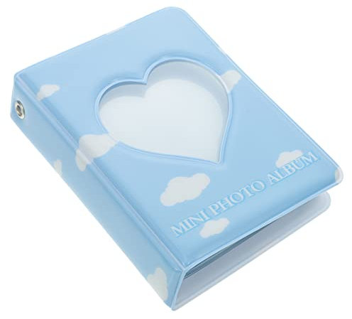 VINTORKY Mini Fotoalbum Mit Herz-design Tragbares Kreatives Fotoalbum Für Erinnerungen Als Für Freunde Und Familie Hochwertige Verarbeitung Und Langlebig Schlüsselanhänger Für