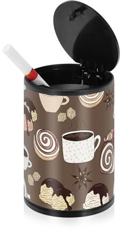 Aschenbecher für Zigaretten mit Deckel, Edelstahl, tragbar, Autozubehör, Aschenbecher, Auto, für Zuhause, LKW