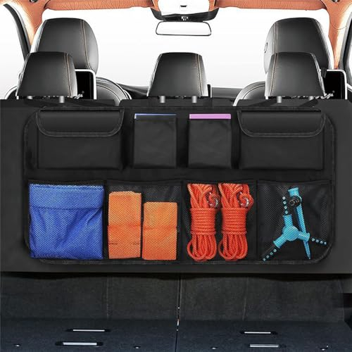 arzarf Kofferraum Organizer, für Ford Kuga 2 Kuga 3 S Focus Ecosport Ranger Bronco Kofferraumtasche Auto Aufbewahrungstasche Auto Organizer Kofferraum mit Fächern,B