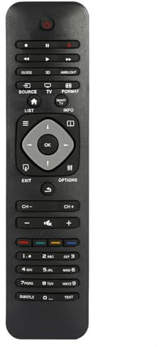 Controller telecomando universale, ricambio per Smart TV Philips LCD LED 4K UHD 3D