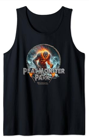 Whisky Design Peat Monster Park Monster with Bottle Whisky Tank Top