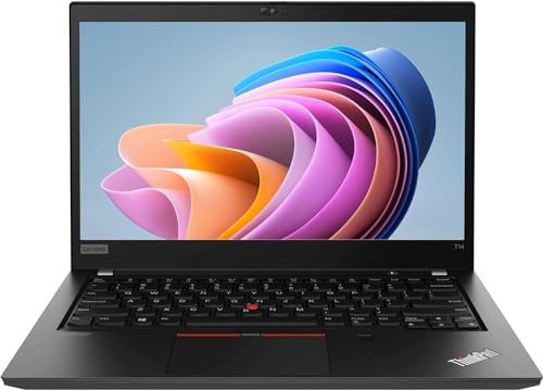 Lenovo Thinkpad T14 (Gen 1) Business Laptop, 14 FHD(1920x1080), Intel Core i5-10310 1.7Ghz, 16GB DDR4, 512GB NVMe SSD, Thunderbolt 3, HDMI, Webcam, Windows 10 Pro (Renewed)