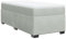 vidaXL Boxspringbett, Polsterbett Bett mit Matratze Matratzenauflage, Bettgestell mit Lattenrost, Einzelbett für Schlafzimmer, Hellgrau 100x200cm Samt