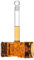 XIAOXIAOYU Caraffa in da whisky, decanter per alcool, da 400 ml, con chiusura ermetica, brocca per vodka, bottiglia per liquori, bottiglia di vino per bourbon, whisky, liquore