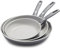 GreenPan Dover Healthy Ceramic Nonstick, 8 10” and 12” Frying Pan Skillet Set, PFAS-Free, Dishwasher Safe, Comfort Grip Handle, Gray