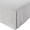 Cache Sommier Jupe de lit plissée sur mesure absolument élégante au centre et aux coins avec couvre-lit à plateforme de 14 pouces de hauteur (gris clair) Cache Sommiers(Light grey,180x200x35cm)