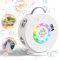 Bubble Machine Age 3+ for Kids Automatic Bubble Blower for Toddlers Rechargeable Battery Operated Portable Bubble Maker for Little Boys Girls Fun Electric Bubble Toy Rotated 90°/360° Outdoor Party