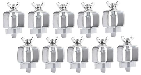 OwnMy 10PCS Butt Welding Clamps for Edge to Edge Welding, Small Welding Clamps Heavy Duty Auto Body Panel Clamps Rotatable Sheet Metal Clamps Butt Welding Tools, 1.1 x 1 x 2.1