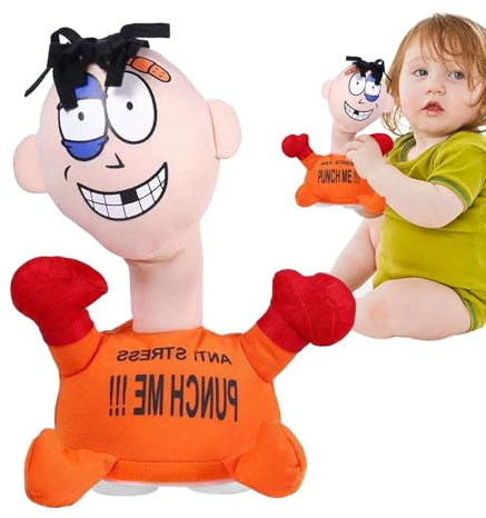 Schlag Mich Schreiende Puppe - Me Stoffpuppe | Stoffpuppe Stress | Zappelpuppen Als Anti-Stress Spielzeug | Scream-Puppenspielzeug Zur Stressbewältigung | Fidget Toys Für Alle Altersgruppen