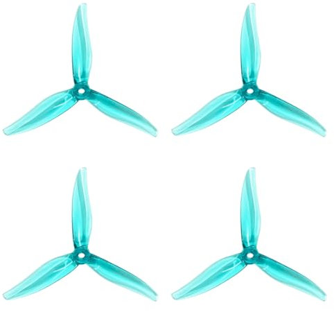 Gvvsjgdbis 4 unidades 51377 5 pulgadas Hélice de 3 pales sentido antihorario + Hélice FPV para Drone RC Racing FPV compatible con motores 2207 D