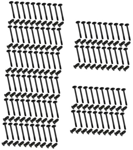 STOBOK 5 Sets Computer Cooling Fan Screw Long Short Screws for CPU Radiator Compatible with Computer Cases Flat Head Design Essential for Builders and Technicians