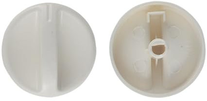 Drehknopf mit D-Loch, 2 Stück, kompatibel mit Mikrowellen, Ersatzteil-Zubehör