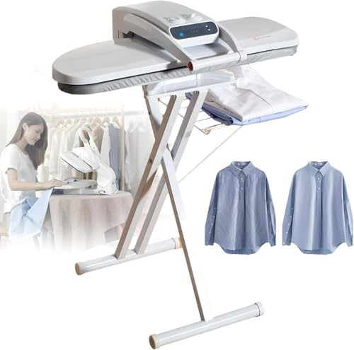 XINRISHENG Large Steam Iron Press for Clothes,Intelligent Steam Press,Heat Press Machine for T Shirts,Multiple Fabric Settings