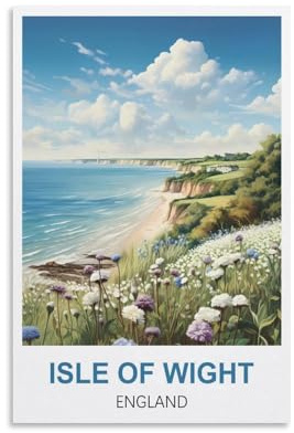 1000 Piece Jigsaw Puzzles for Adults，Isle of Wight England 1000 Piece Puzzle Educational Games Home Decoration Puzzle 38x26CM