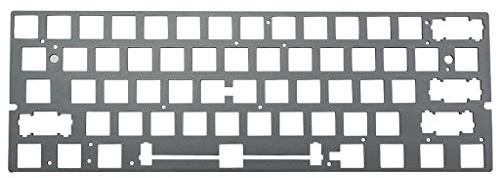 Vynetra Mechanische Tastatur, 60 % Aluminium, Kohlefaserplatte, GH60, XD64, DZ60, GK61, GK64, geteilte Leertaste, 3U Leertaste, Positionierungsplatte