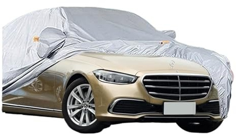 Autoabdeckung wasserdicht für Winter und Sommer Für Benz S-Klasse W221 W222 W223 210T Vollgarage Outdoor Sonnenschutz UV-Schutz Staub Regen Schnee Schutz Auto Autoabdeckung