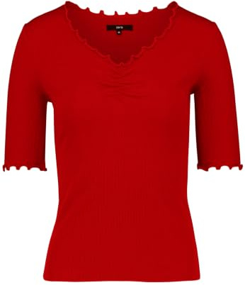 zero Damen Halbarm-Shirt mit Raffung