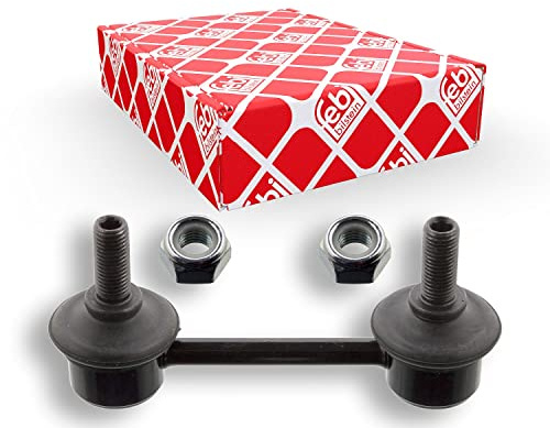 febi bilstein 15413 Verbindungsstange mit Sicherungsmuttern, 1 Stück | Kompatibel mit: FORD USA PROBE II, MAZDA 626 IV, 626 IV Hatchback, XEDOS 6
