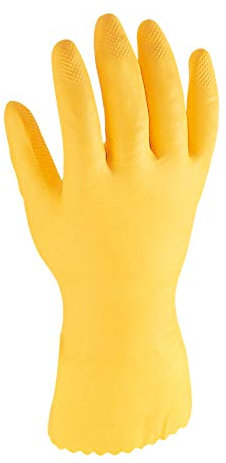 ASATEX Haushalts-Handschuh, Latex HSE, gelb, Gr. 8 (12 Paar)