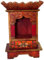 Altar – Tischaltar – mit Schublade – aus Holz – handgefertigt im Antik-Stil – 36 x 22 cm