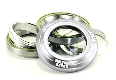 TILT Full Integrated Headset 1 1/8 Stunt-Scooter Steuersatz (Silber Grau)